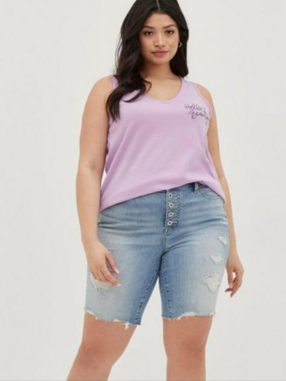 Girlfriend Tank - Signature Jersey Beautiful Purple